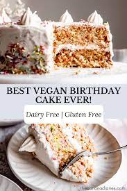 The Ultimate Vegan Funfetti Cake Recipe Healthy Birthday Cake Recipes Healthy Birthday Cakes Easy Vegan Dessert