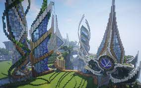 I would say a plains biome, as cities are almost always built on flat ground. Ender An Ecological Futuristic City Minecraft Project Minecraft Projects Minecraft City Minecraft Underwater