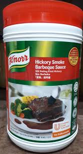 A harmonious balance of sweet and spicy come together in skq. Hickory Smoke Barbeque Sauce Knorr 1kg Tub