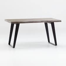 A lower bottom shelf provides additional space to showcase books, gadgets and more. Crate Barrelyukon Grey 58 Dining Table Dailymail