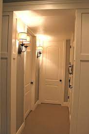 Amy S Casablanca Downstairs Reveal Hallway Sconces Foyer Lighting Low Ceiling Low Ceiling