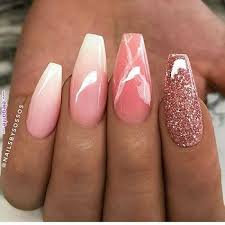 40 Nageldesigns 2019 40 Nageldesigns 2018 1 Nail Design 2018 2 Blumen Design 3 Geometrische Nagel 4 Ombre Acrylic Nails Coffin Nails Designs Ballerina Nails
