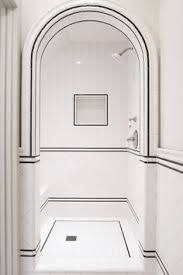 Diagonal porcelain floor tile with border. Sarah Corlett Corlett1489 Profile Pinterest