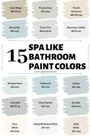 Spa Like Paint Colors For Bathrooms Bathroom Paint Colors Relaxing Bathroom Painting Bathroom