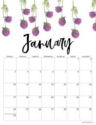 2021 yearly calendar template ready to print. Free Printable Calendar 2021 Floral Paper Trail Design