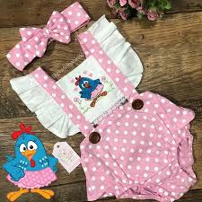 Que tal um dvd ou cd personalizado com o nome e rostinho do seu filho, ele vai adorar. Jardineira Romper Body Romper Baby Com Tiara Girafinha Moda Baby Kids