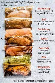 Seal the bag, pushing down on the bag to press out as. 7 Chicken Marinades For Chicken Breast Gluten Free Recipes From A Pantry