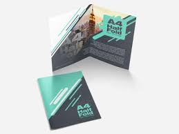 This is a free to download mockup with essential description section listed on it. Free A4 Half Fold Flyer Mockups Creativebooster