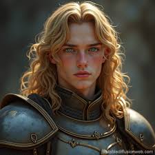 Young Archer with Scarred Face