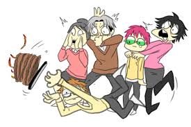 Saiki Family Disaster And I Kinda Like Draw The Squad Memes Now I Can T Seem To Find The Source For The Template I Used Please Tel Saiki Anime Kawaii Anime
