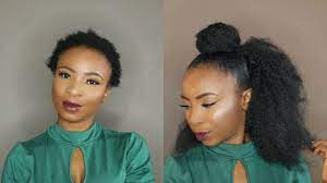 How To Crochet Half Up Half Down On Short Natural Hair Braid Half Up Half Down Crochet Marley Hair Half Up Hair