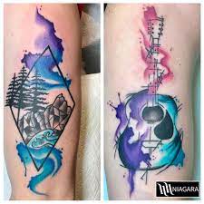 Choose your favorite waterfall paintings from 19,573 available designs. Hart Huntington Niagara Some More Watercolor Tattoos By Grummaster Hhniagara Hartandhuntington Watercolor Watercolortattoos Colortattoo Colortattoos Tattooedwomen Tattoedmen Tattoo Tattoos Guitartattoo Scenerytattoo Niagarafalls
