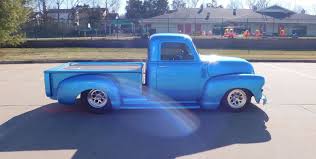Image result for Brockway Light Blue 1955 Truck