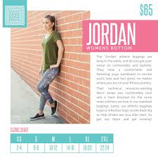 Size Chart Size Lularoesizechart Lularoe Jordan