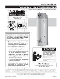 a o smith btx 80 series 100 instruction manual manualzz com