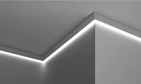 Cornice Per Illuminazione Indiretta Led A Parete O Soffitto El301 1 15 Metri Amaz Illuminazione Mansarda Illuminazione Appartamento Illuminazione Soffitto