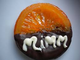 Tranches D Oranges Confites Au Chocolat Les Delices De Mimm Chocolat Faire Fondre Du Chocolat Bonbon Fruit