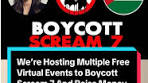 Boycott Scream 7: Join Our Fundraising Virtual Events