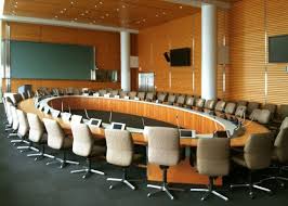 Tribesigns 8ft conference table, 94.5l x 47.2w inch large modern meeting table, seminar training table with grommet holes for office conference room 4.6 out of 5 stars 3 $329.99 $ 329. Bank Institution Executive Conference Room Table Paul Downs