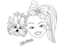 These coloring designs will surely have your kiddos coming back like a boomerang to find jojo siwa and bowbow coloring pages known to audiences for wearing large colorful bows in h in 2020 puppy coloring pages dog coloring. Jojo Siwa Coloring Pages 18 New Images Free Printable