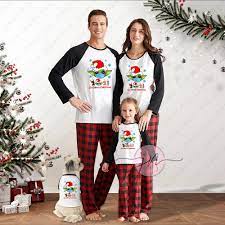 Covid Baby Yoda Christmas Family Pajamas 2021 Best Funny Star Wars Matching Dog And Family Christmas Pajamas Set Family Christmas Pajamas By Jenny