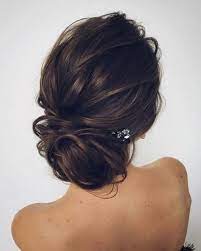 Brautjungfer Upstyles Frisuren Shorthair Prom Frisur Haare Bruidskapsel Natuurlijk Opgestoken Kapsel Opgestoken Haar Nonchalant