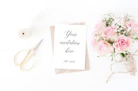 Download Wedding Invitation Mockup Psd Png By L Aura Studio Thehungryjpeg Com Yellowimages Mockups