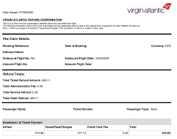 Once you submit your refund request on the website or by mail and it gets approved, the money will be returned to the original form of payment. Virgin Atlantic Surprises With Refund Note Nearly Five Months After The Cancelled Flight Loyaltylobby