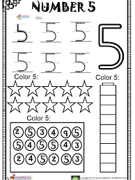 Number 5 Worksheet Pdf Numbers Preschool Kids Learning Numbers Kindergarten Worksheets