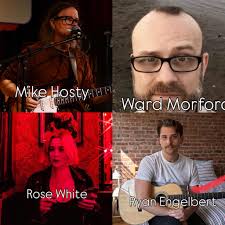 WEDNESDAY NIGHT MUSIC 5/21/25 Special Carriage House Show 7pm Mike Hosty  8pm Ward Morford 9pm Rose White 10pm Ryan Engelbert Residency (Note Space  Tenants will not be playing this evening at 9pm)