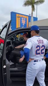 Juan Soto got Brett Baty a car after Baty gave up No. 22 in the offseason  🚗 (via Mets/IG)