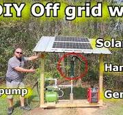 DIY off grid well! Solar powered, gen power, hand pitcher pump and more!  Part 2 #737