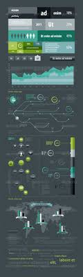 Elements Of Infographics With A Map Of The World Infographic Information Visualization Diagram Design
