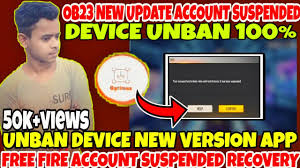 Delete all free fire data (if there's still a remaining cache, delete it) of course, it's just remove the data not obb. Ob24 Update Free Fire Account Suspended Recovery 2020 Free Fire Unban Device Apk Ob24 New Update Youtube