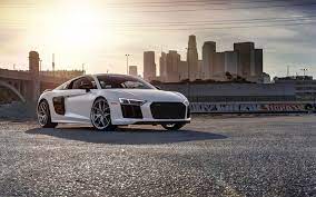 Download Wallpapers Audi R8 V10 Plus 2018 White Sports Car Sports Coupe Tuning White R8 Uf101 Ultimate Forged Series Forged Wheels Besthqwallpapers Com Audi R8 V10 Audi R8 V10 Plus Audi