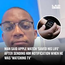 His watch noticed a serious symptom in his body.