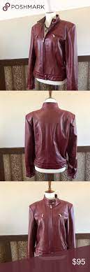 Hugo Buscati 100 Leather Jacket In Wine Red Leather Jacket Clothes Design Jackets