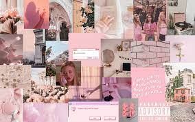 Laptop high quality pink aesthetic wallpaper desktop. Pink Collage Desktop Wallpapers Top Free Pink Collage Desktop Backgrounds Wallpaperaccess