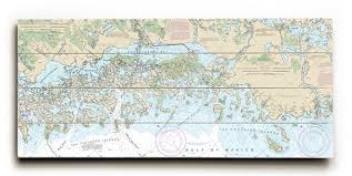 fl 10 000 islands fl nautical chart sign 10 000 islands map sign 10 000 islands wall art florida map sign