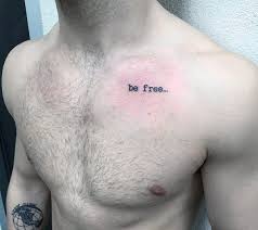 Chest tattoos for men are very popular nowadays. Simple Chest Tattoo For Men Novocom Top