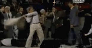 Watch This Gif Of Pastor Benny While Listening To Let The Bodies Hit The Floor By Drowning Pool Funny People Best Funny Pictures Funny Pictures