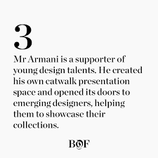 Giorgio Armani Is Part Of The Bof 500 Inspirational Quotes Et Phone Home Great Quotes