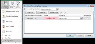 How do i remove conditional formatting in excel? Conditional Formatting Across Multiple Cells In Excel Pryor Learning Solutions
