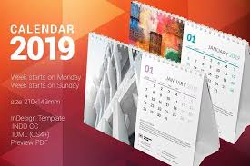 Desk Calendar 2019 Desk Calendars Desk Calendar Design Stationery Templates