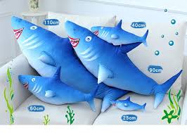 Ggs 90 Cm 110 Cm Mavi Kopekbaligi Pelus Oyuncak Dolmasi Yumusak Yaratici Hayvan Oyuncaklar Simulasyon Balik Sevgilisi Shark Plush Baby Birthday Gifts Pet Toys