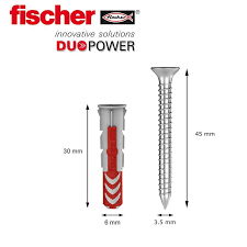 170 mm or 6.69 inch / barometer: Taco 6mm Fischer Duopower Con Tornillo Artwork Solutions 2021