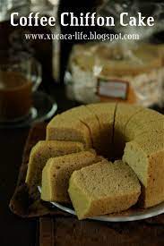 butter flour me 爱的心灵之约 咖啡戚风蛋糕 柔佛居銮火车站咖啡屋 kluang rail coffee chiffon cake coffee cake food