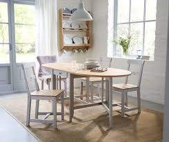 Gamleby Gateleg Table Light Antique Stain Gray Ikea Wooden Dining Room Table Ikea Dining Small Dining Room Table