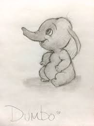 Quick Dumbo Cartoon Drawings Disney Doodles Cute Drawings