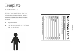 Free nutrition facts label template education! Birthday Nutrition Facts Template Creative Photoshop Templates Creative Market
